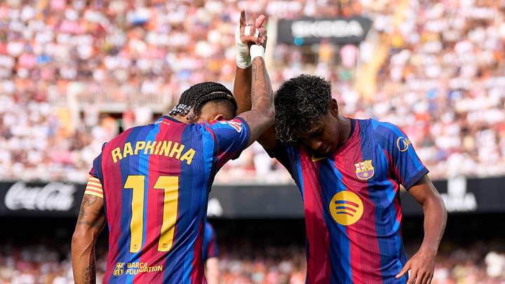 Valencia CF v FC Barcelona - LaLiga EA Sports 2026/27 Valencia CF v FC Barcelona - LaLiga EA Sports 2026/27