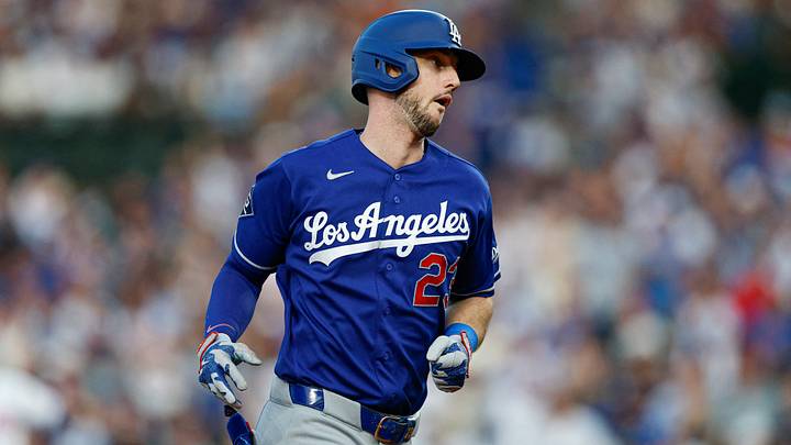 Aug 4, 2026; Chicago, Illinois, USA; Los Angeles Dodgers right fielder Kyle Tucker (23) rounds the bases after hitting a solo home run against the Chicago Cubs during the second inning at Wrigley Field. Mandatory Credit: Kamil Krzaczynski-Imagn Images Aug 4, 2026; Chicago, Illinois, USA; Los Angeles Dodgers right fielder Kyle Tucker (23) rounds the bases after hitting a solo home run against the Chicago Cubs during the second inning at Wrigley Field. Mandatory Credit: Kamil Krzaczynski-Imagn Images