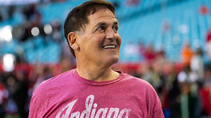 Jan 19, 2026; Miami Gardens, FL, USA; American businessman and television personality Mark Cuban before the College Football Playoff National Championship game at Hard Rock Stadium. Jan 19, 2026; Miami Gardens, FL, USA; American businessman and television personality Mark Cuban before the College Football Playoff National Championship game at Hard Rock Stadium.