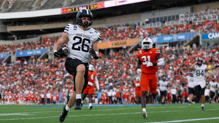 Iowa State running back Carson Hansen will have a new coach in Jake Landry this coming fall.