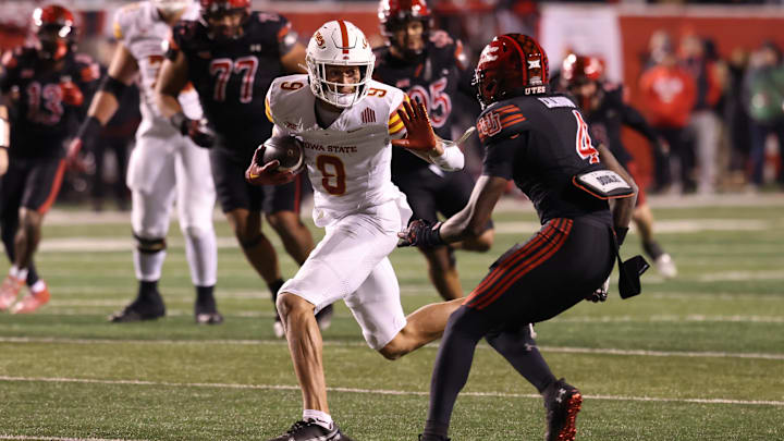 Jayden Higgins and the Iowa State football team have their sights set on Kansas State this Saturday night live on FOX. Jayden Higgins and the Iowa State football team have their sights set on Kansas State this Saturday night live on FOX.