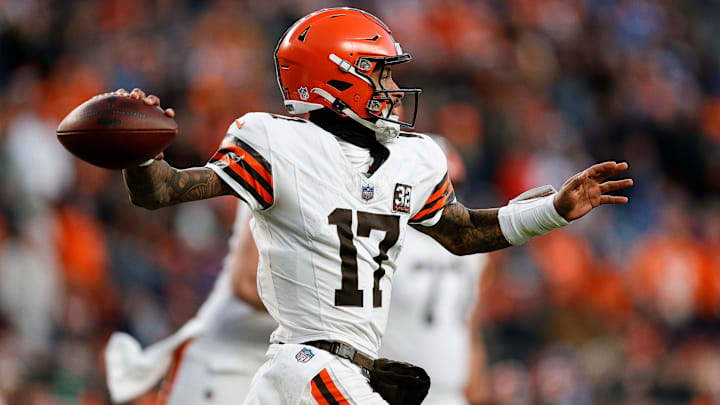 QB Dorian Thompson-Robinson is one of three Browns rookies on thin ice following the 2023 season. 