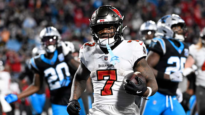 Tampa Bay Buccaneers running back Bucky Irving.