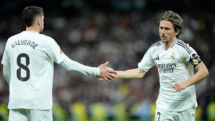 Federico Valverde et Luka Modric sous les couleurs du Real Madrid.