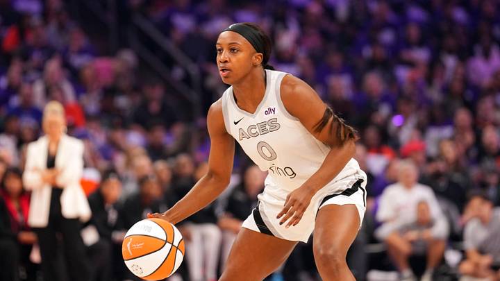Las Vegas Aces guard Jackie Young is a solid prop target on Sunday. Las Vegas Aces guard Jackie Young is a solid prop target on Sunday.