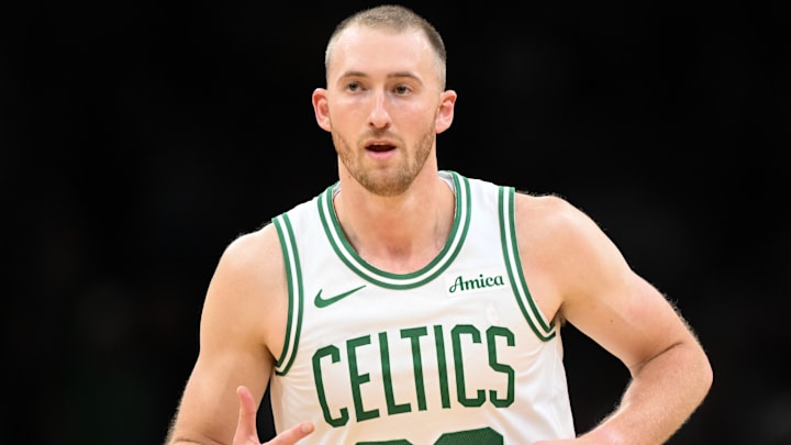 Cleveland Cavaliers, Boston Celtics, Sam Hauser. Cleveland Cavaliers, Boston Celtics, Sam Hauser.