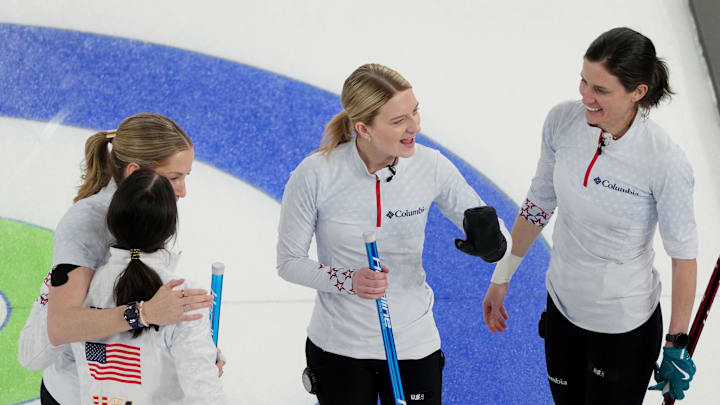 The U.S. women's curling team defeated the Swiss on Thursday.