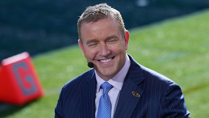 College football analyst Kirk Herbstreit sees two potential upsets brewing in the first round of the 2024 playoff.