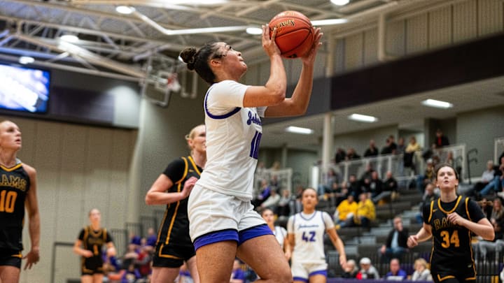 Jenica Lewis and Johnston rallied to top Waukee Northwest, 57-48.