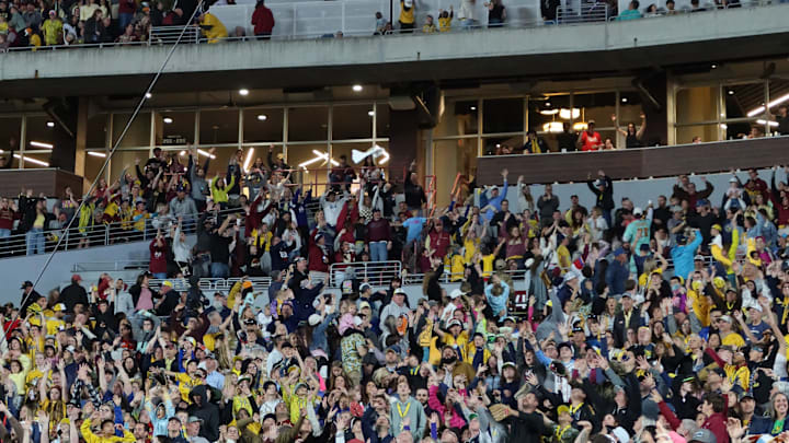 Nearly 67,000 fans pack Doak Campbell Stadium on Saturday, Feb. 28, for the highly anticipated Savannah Bananas season opener. The record-breaking crowd witnessed the historic transformation of the Florida State football home into a premier baseball venue.