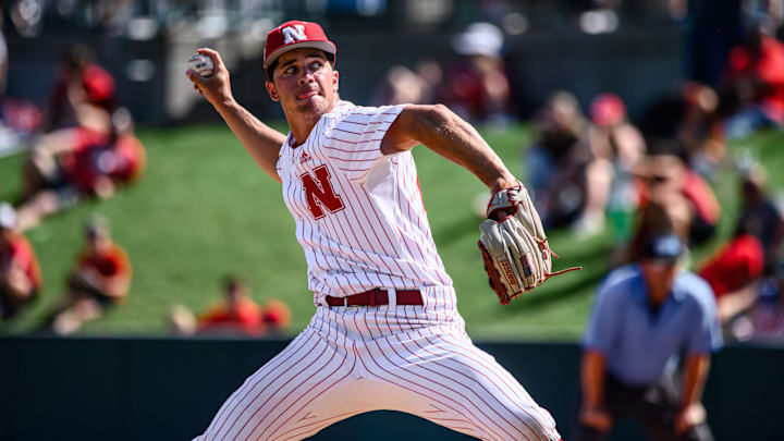 Luke Broderick got the final two outs of Michigan’s half of the ninth to keep the game tied at two runs a piece. Luke Broderick got the final two outs of Michigan’s half of the ninth to keep the game tied at two runs a piece.