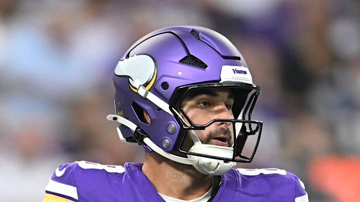 Sam Howell of the Minnesota Vikings Sam Howell of the Minnesota Vikings