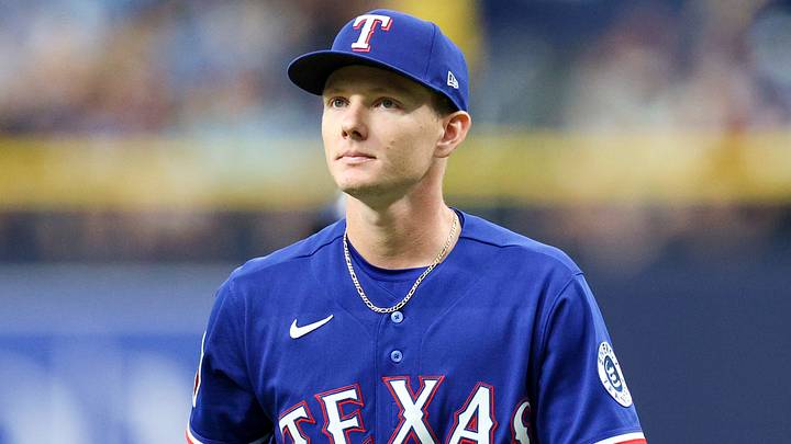 Texas Rangers pitcher Ben Peoples. Credit: Nathan Ray Seebeck-Imagn Images