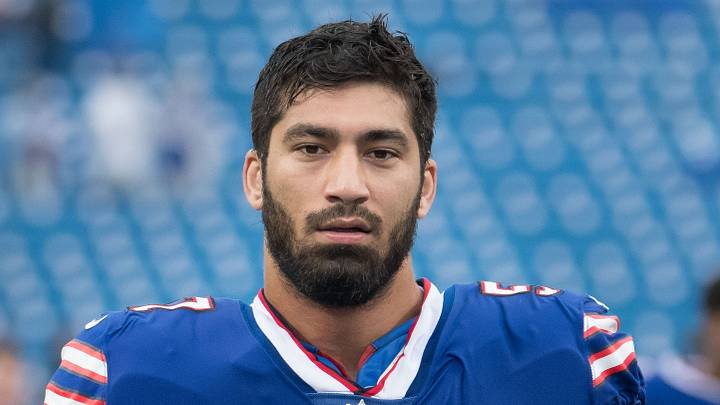 NFL pass rusher A.J. Epenesa
