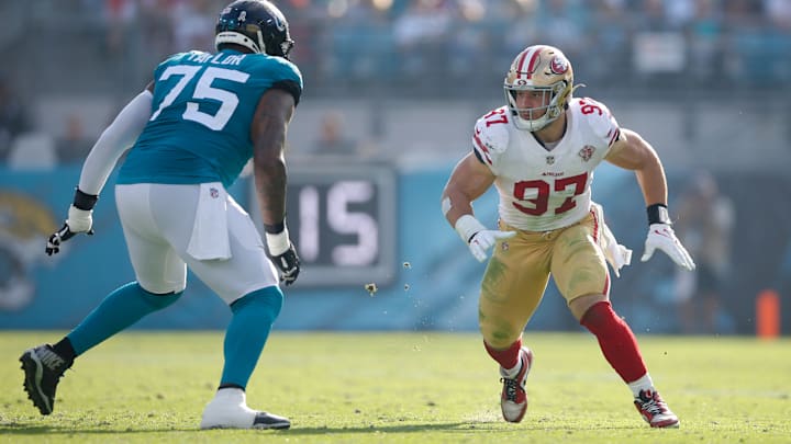 San Francisco 49ers defensive end Nick Bosa (97)