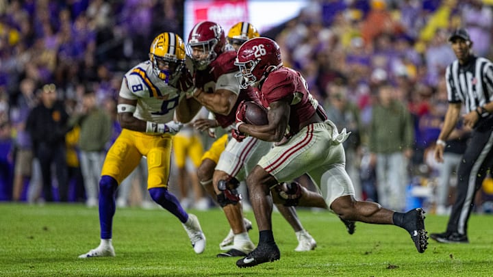 Alabama running back Jam Miller against LSU