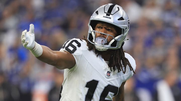 Las Vegas Raiders wide receiver Jakobi Meyers Las Vegas Raiders wide receiver Jakobi Meyers