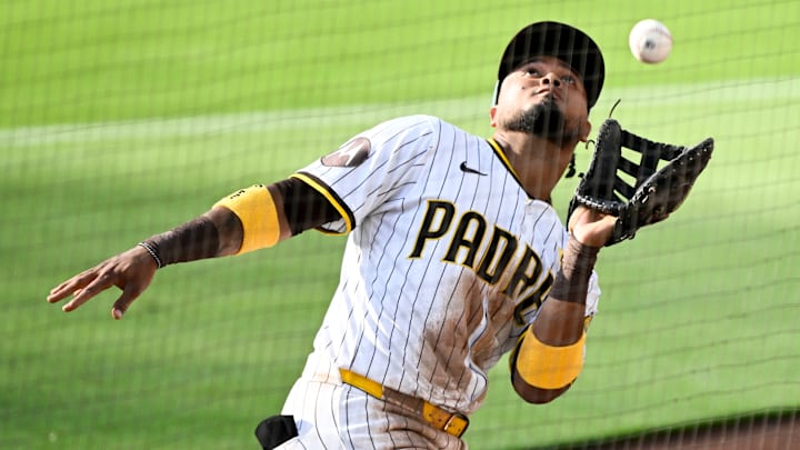 Arráez ha estado jugando en varias posiciones con San Diego
