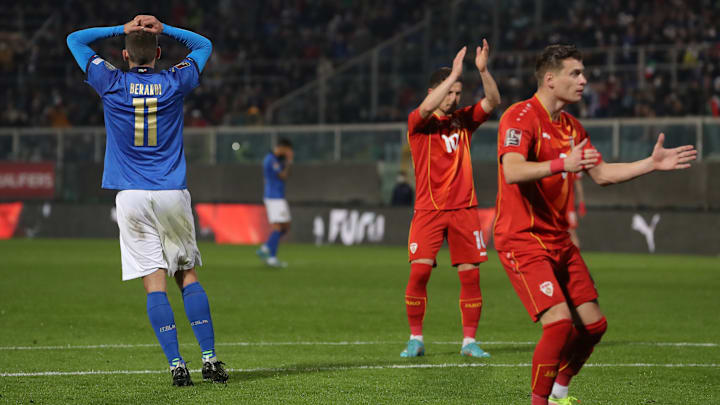 Italy v North Macedonia: Knockout Round Play-Offs - 2022 FIFA World Cup Qualifier