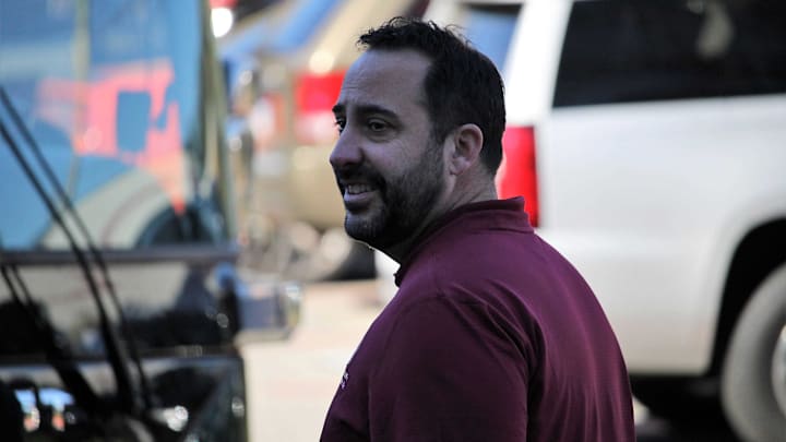 FSU special teams coordinator and defensive ends coach John Papuchis.

Img 4318