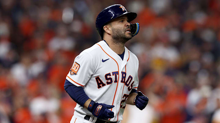 Aunque no anda bien ahora mismo, José Altuve ha pegado 23 jonrones de por vida en postemporadas de MLB