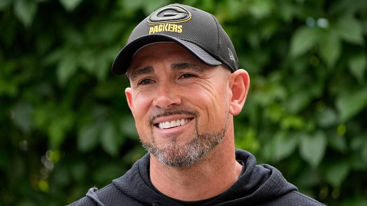 Green Bay Packers head coach Matt LaFleur Green Bay Packers head coach Matt LaFleur