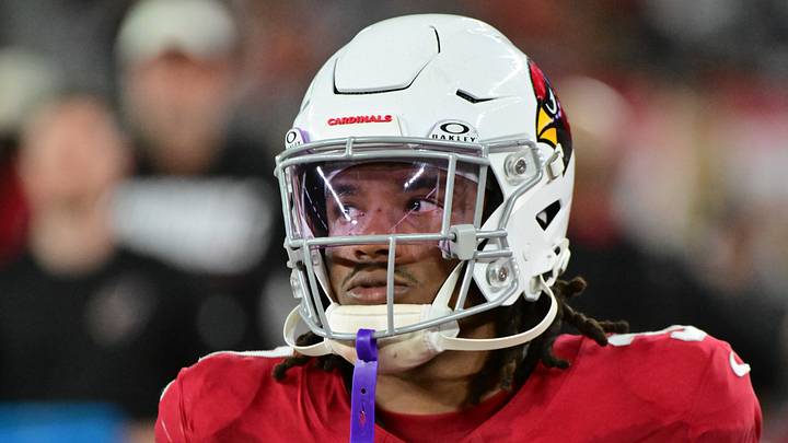 Aug 22, 2026; Glendale, Arizona, USA; Arizona Cardinals running back Corey Kiner (37) looks on in the first half against the Dallas Cowboys at State Farm Stadium. Mandatory Credit: Matt Kartozian-Imagn Images Aug 22, 2026; Glendale, Arizona, USA; Arizona Cardinals running back Corey Kiner (37) looks on in the first half against the Dallas Cowboys at State Farm Stadium. Mandatory Credit: Matt Kartozian-Imagn Images