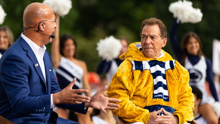 James Franklin, Nick Saban, 2025 White Out Game: ESPN's College GameDay at Oregon v Penn State