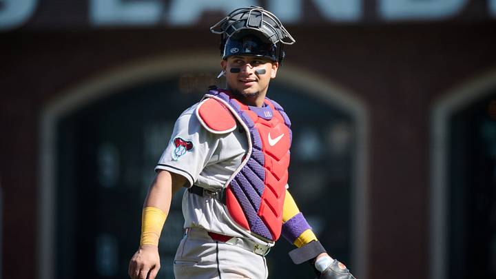 Aug 29, 2026; San Francisco, California, USA; Arizona Diamondbacks catcher Gabriel Moreno (14) walks off the field after the game against the San Francisco Giants at Oracle Park. Mandatory Credit: Robert Edwards-Imagn Images Aug 29, 2026; San Francisco, California, USA; Arizona Diamondbacks catcher Gabriel Moreno (14) walks off the field after the game against the San Francisco Giants at Oracle Park. Mandatory Credit: Robert Edwards-Imagn Images