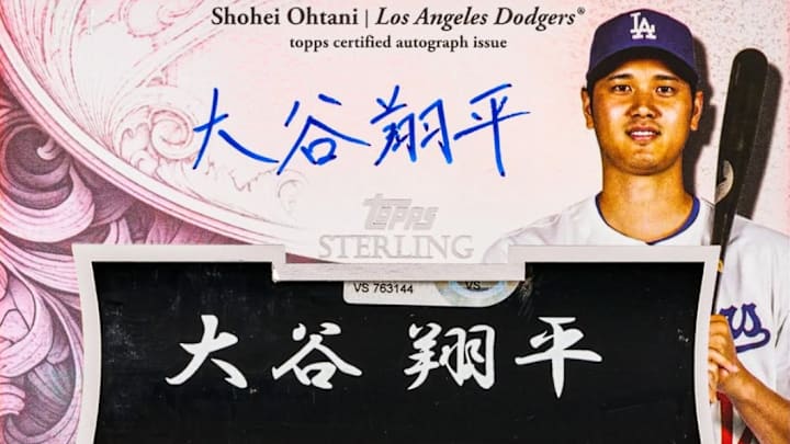 Shohei Ohtani 1/1 Kanji Bat Card