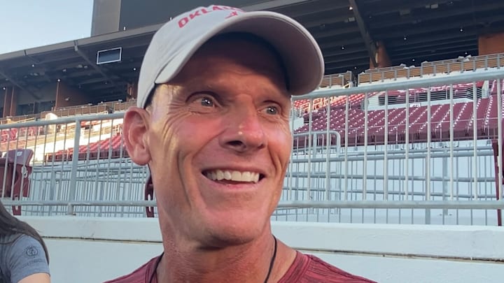 Oklahoma coach Brent Venables Oklahoma coach Brent Venables
