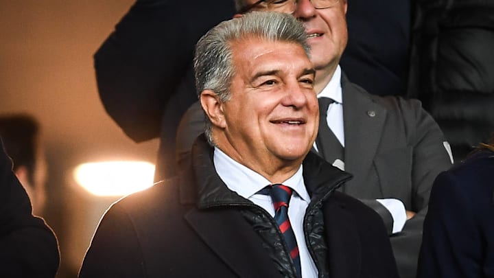 Joan Laporta and Barcelona continue to work on existing player contracts.