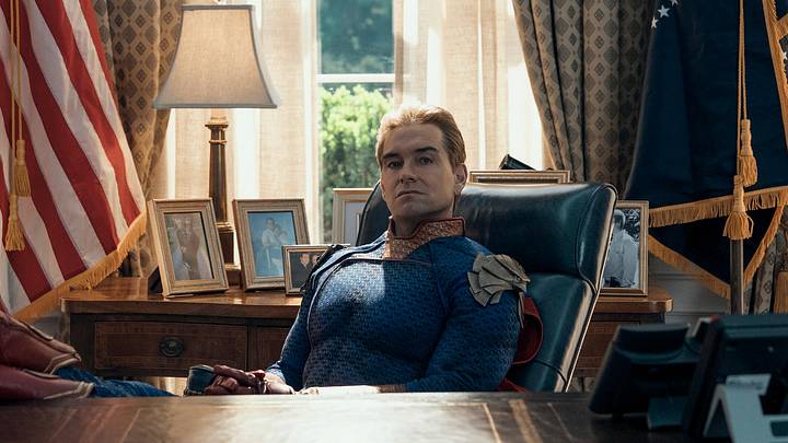 Antony Starr (Homelander) in The Boys season 5 Antony Starr (Homelander) in The Boys season 5