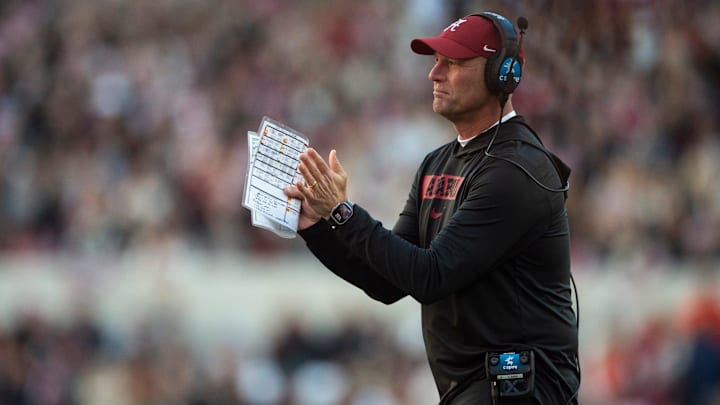 Alabama Crimson Tide head coach Kalen DeBoer