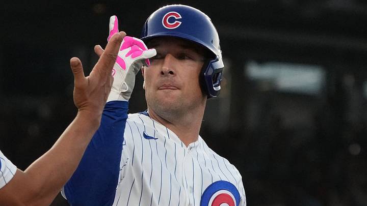 Jun 30, 2026; Chicago, Illinois, USA; Chicago Cubs third baseman Alex Bregman (3) celebrates his  three-run home run with first base coach Jose Javier (65) against the San Diego Padres during the second inning at Wrigley Field. Mandatory Credit: David Banks-Imagn Images