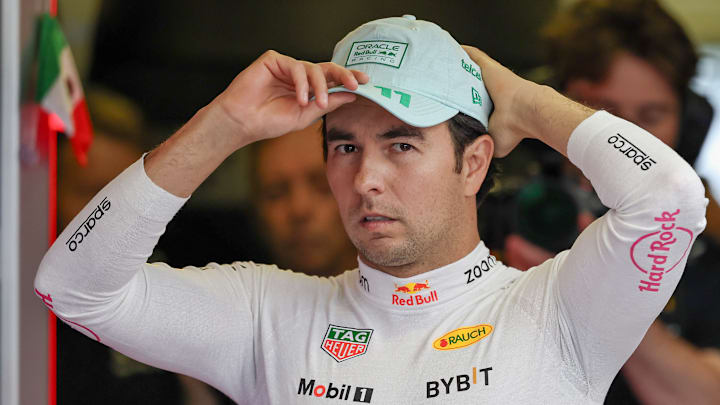 Pérez, de 34 años de edad, fue sancionado en la carrera en México