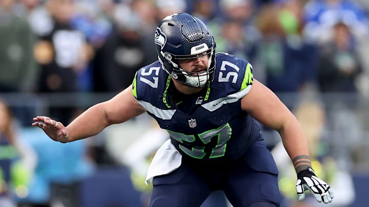 Connor Williams of the Seattle Seahawks