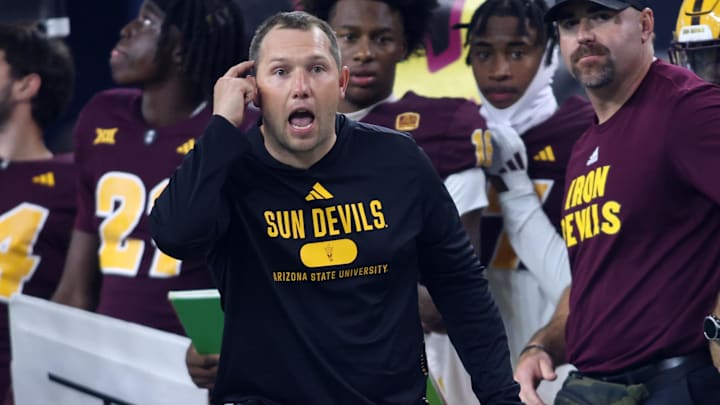 Arizona State Sun Devils head coach Kenny Dillingham.