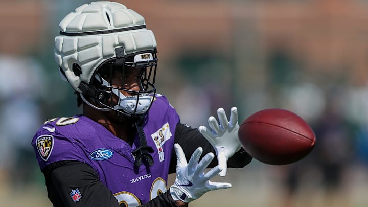 Baltimore Ravens tight end Isaiah Likely (80) catches a pass during a joint practice with the Green Bay Packers on Thursday, August 22, 2024, at Ray Nitschke Field in Ashwaubenon, Wis.
Tork Mason/USA TODAY NETWORK-Wisconsin Baltimore Ravens tight end Isaiah Likely (80) catches a pass during a joint practice with the Green Bay Packers on Thursday, August 22, 2024, at Ray Nitschke Field in Ashwaubenon, Wis.
Tork Mason/USA TODAY NETWORK-Wisconsin