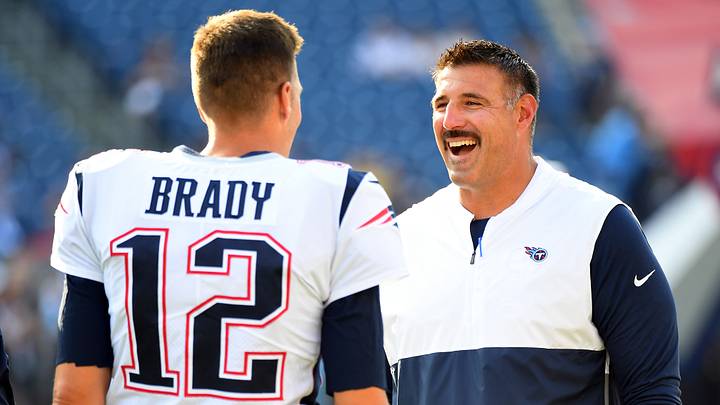 Mike Vrabel addressed Tom Brady’s controversial “no dog in the fight” comments about the Patriots-Seahawks Super Bowl for the first time. Mike Vrabel addressed Tom Brady’s controversial “no dog in the fight” comments about the Patriots-Seahawks Super Bowl for the first time.