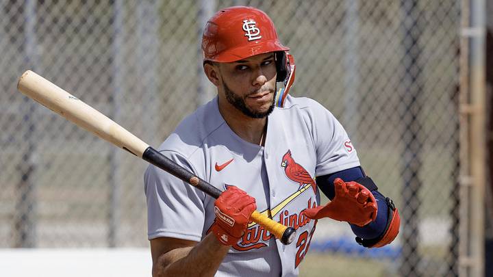 Feb 16, 2026; Jupiter, FL, USA; St. Louis Cardinals outfielder Joshua Baez (22) takes batting practice during spring training workouts at Roger Dean Stadium. Mandatory Credit: Reinhold Matay-Imagn Images Feb 16, 2026; Jupiter, FL, USA; St. Louis Cardinals outfielder Joshua Baez (22) takes batting practice during spring training workouts at Roger Dean Stadium. Mandatory Credit: Reinhold Matay-Imagn Images