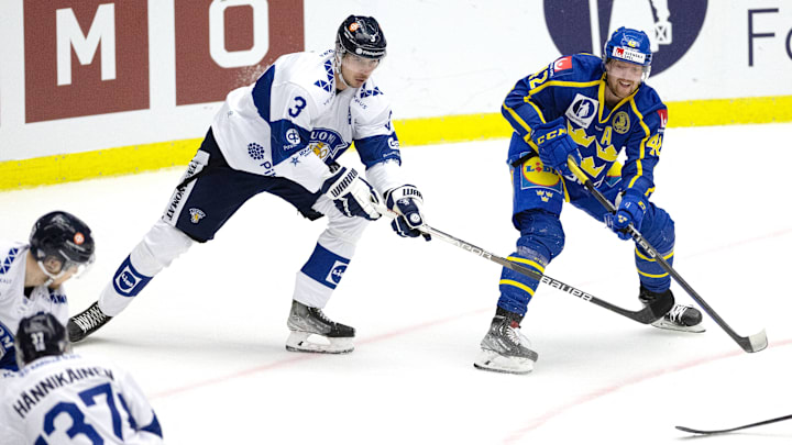 ICE HOCKEY-BEIJER-SWE-FIN ICE HOCKEY-BEIJER-SWE-FIN