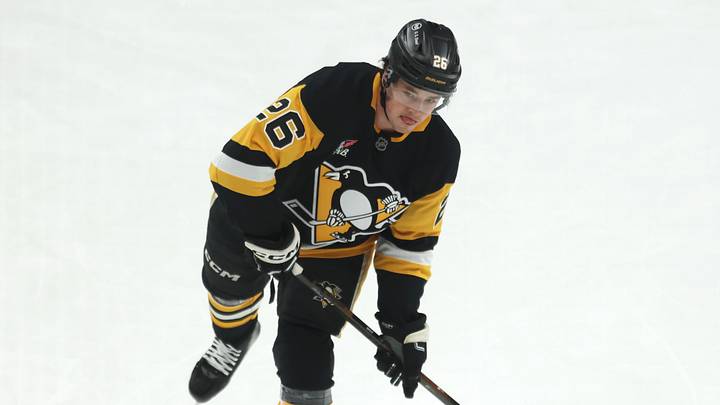 Pittsburgh Penguins forward Tristan Broz Pittsburgh Penguins forward Tristan Broz