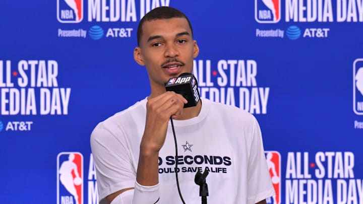 Team World and center Victor Wembanyama are favored on Sunday.