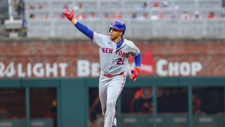 New York Mets left fielder Juan Soto is a solid prop target on July 7. New York Mets left fielder Juan Soto is a solid prop target on July 7.