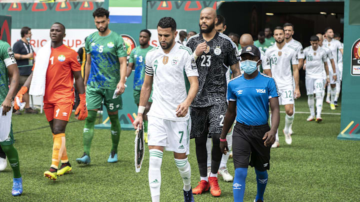 L'Algérie de Riyad Mahrez voudra obtenir sa première victoire de la CAN contre la Guinée.