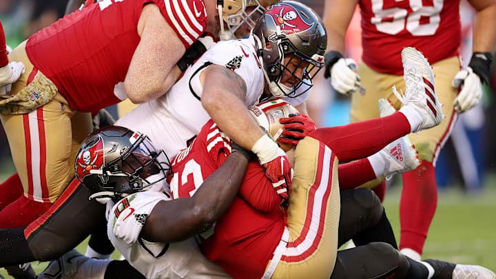 The Tampa Bay Buccaneers playoff odds went up thanks to the San Francisco 49ers losing on TNF.