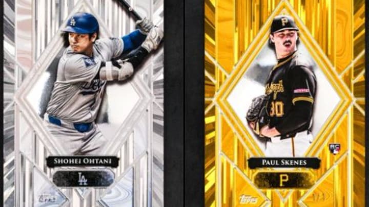 Shohei Ohtani (L) in Liquid Silver & Paul Skenes (R) in Liquid Gold 1/1
