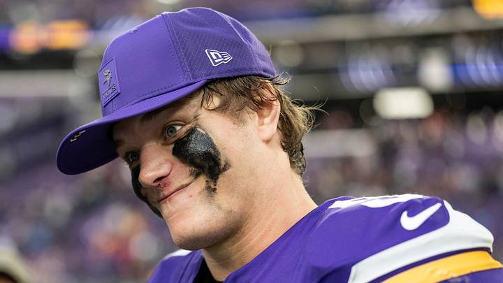 Former Minnesota Vikings quarterback J.J. McCarthy