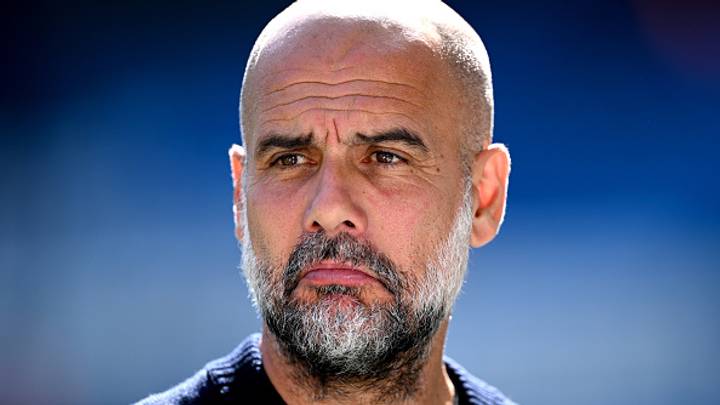 Pep Guardiola, entrenador del Manchester City. Pep Guardiola, entrenador del Manchester City.